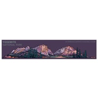 Hydrascape Yosemite National Park Miniscape Sticker ハイドラスケープ　ステッカー　ミニ