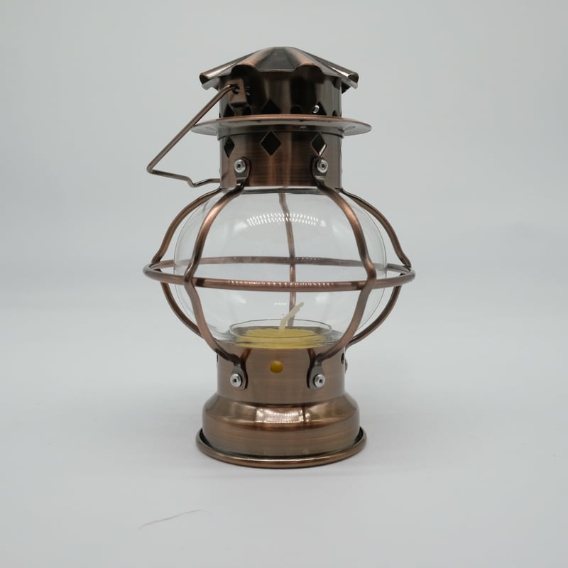 ブリキランタン「丸」ブロンズ | yellowknife Outdoor Shop