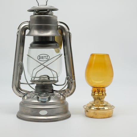Vermont Lanterns バーモントランタン オイルランプ アンバーグラス ミニ 5.7 ブラス