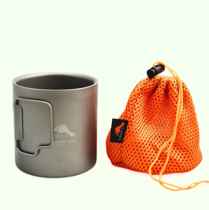 TOAKS】 チタンダブルマグカップ 450ml | yellowknife Outdoor
