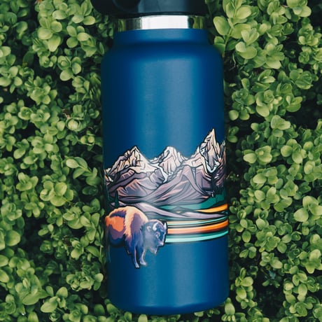 Hydrascape Grand Teton National Park Infinity Sticker® ハイドラスケープ　ステッカー