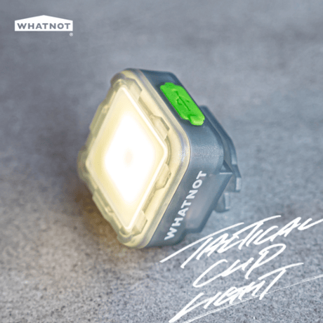 WHATNOT／タクティカルクリップライト クリアグレー｜TACTICAL CLIP LIGHT