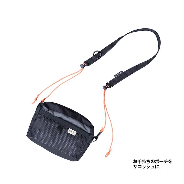 C&C.P.H.】Dyneema®︎コードストラップ BLACK×BLACK CEV