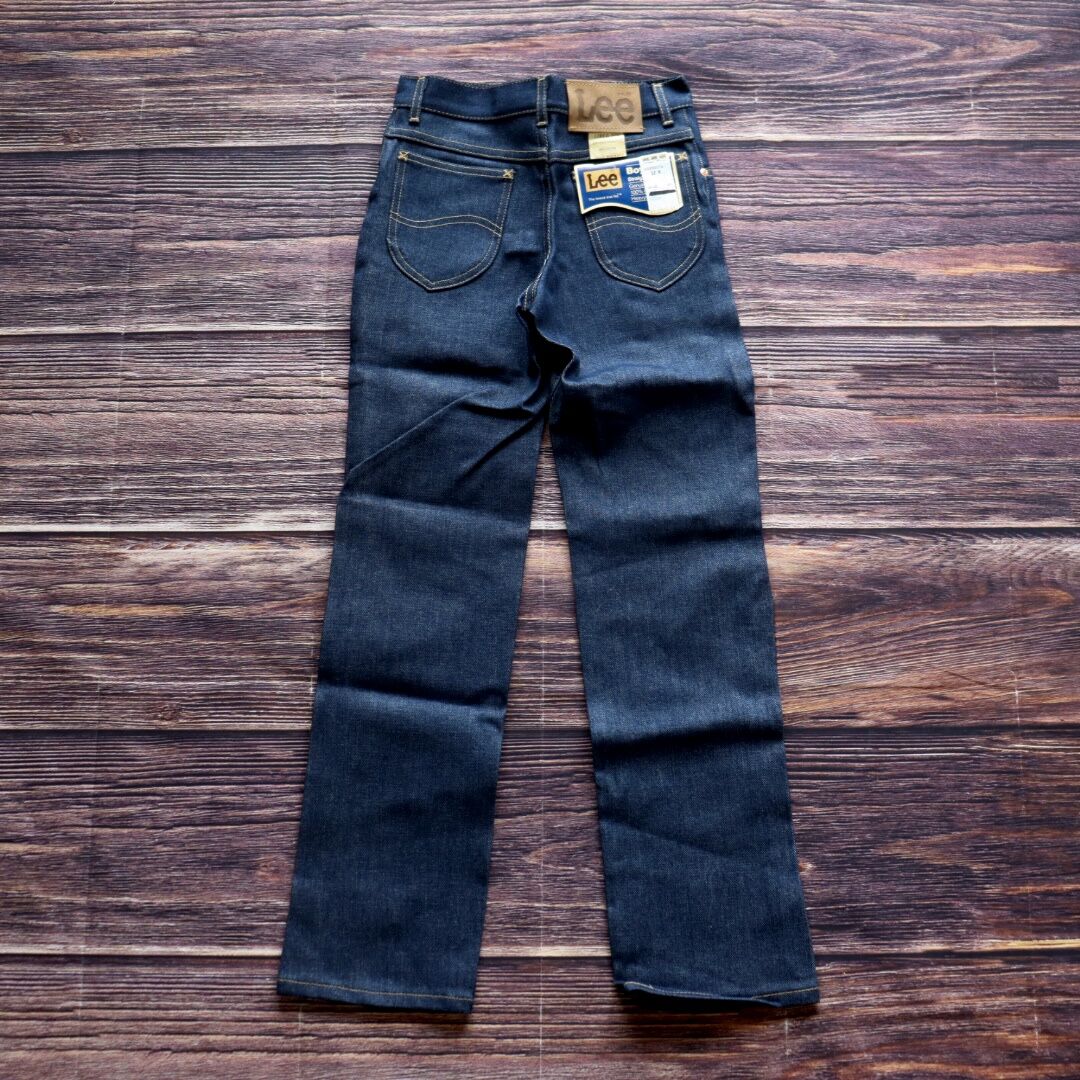 80s 《USA製》デッドストック Lee 520 ジーンズ 濃紺 12(150cm相当) 【