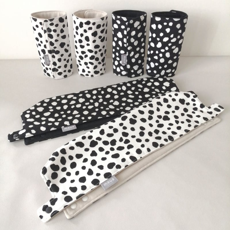 ハンドメイド  よだれカバー　ダルメシアン柄 ダルメシアン 抱っこ紐カバー | maua