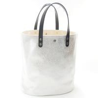 箔プリントトートバッグ / ブラック / Lサイズ（茂木商工コラボ商品）