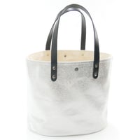 箔プリントトートバッグ / ブラック / Mサイズ（茂木商工コラボ商品）