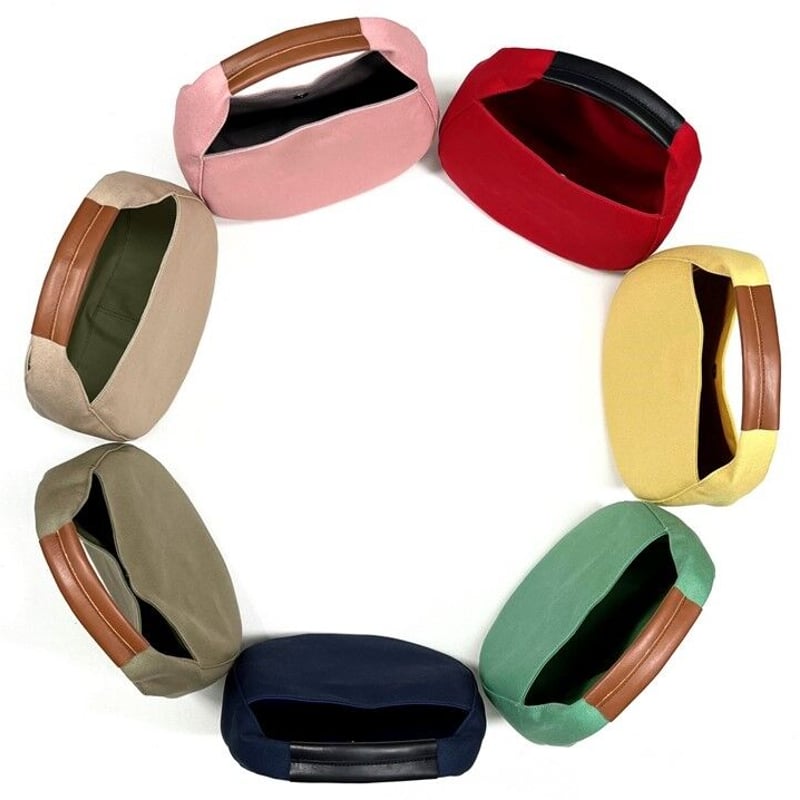 カラーミニバッグ/スモーキーコーラル（倉敷帆布使用） | nonos