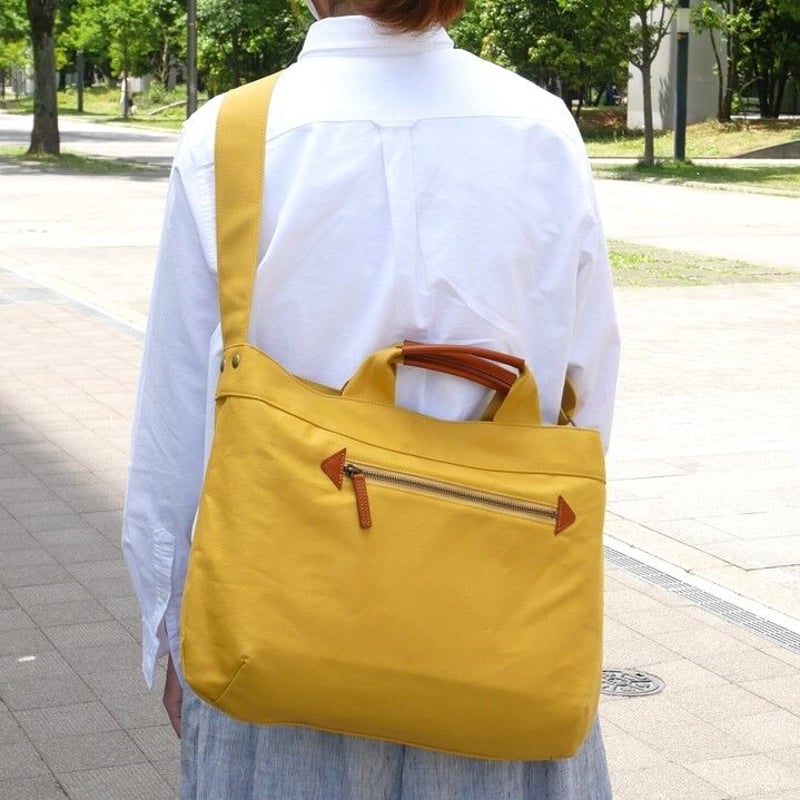 2WAYショルダーバッグ/薄キャメル(倉敷帆布+栃木レザー使用 2WAYショルダーバッグ/薄キャメル(倉敷帆布+栃木レザー使用