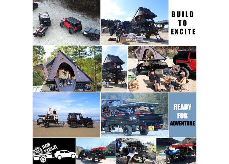 ROS FIELD 製 ロスフィールド BILLET トレーラー ベッドラック カーゴ