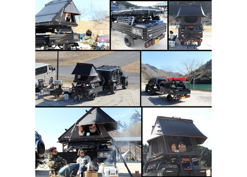 ROS FIELD ルーフテント ルーフトップテント ROS FIELD ロス フィールド 社製 ルーフテント アルミ ハードシェル 車