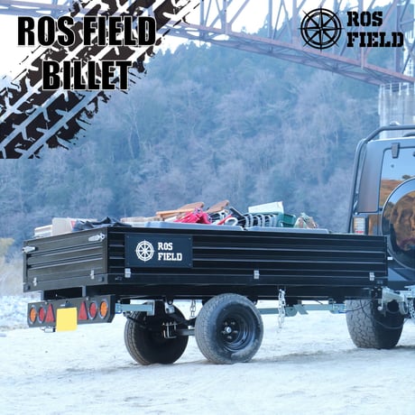 ROS FIELD 製 ロスフィールド BILLET トレーラー ルーフテント カーゴトレーラー キャンピング トレーラー キャンプ アウトドア 軽トレーラー