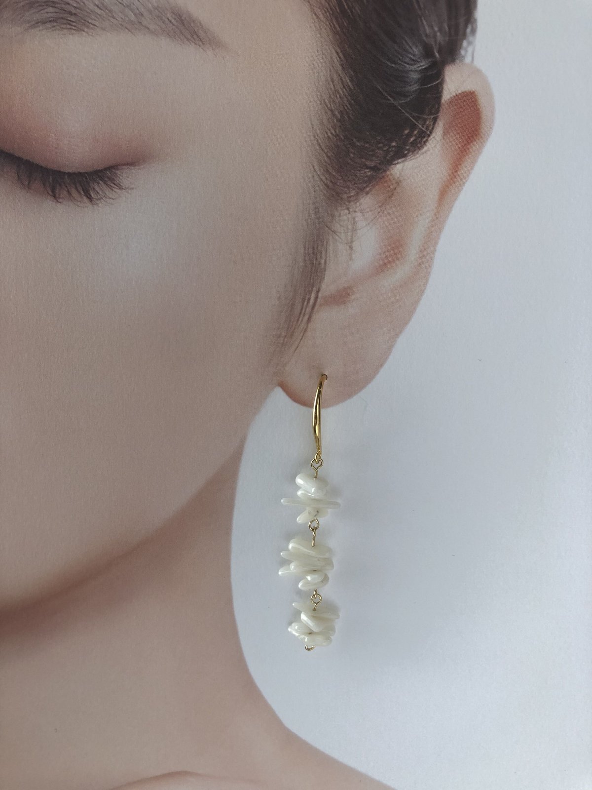 白珊瑚ピアス | joy