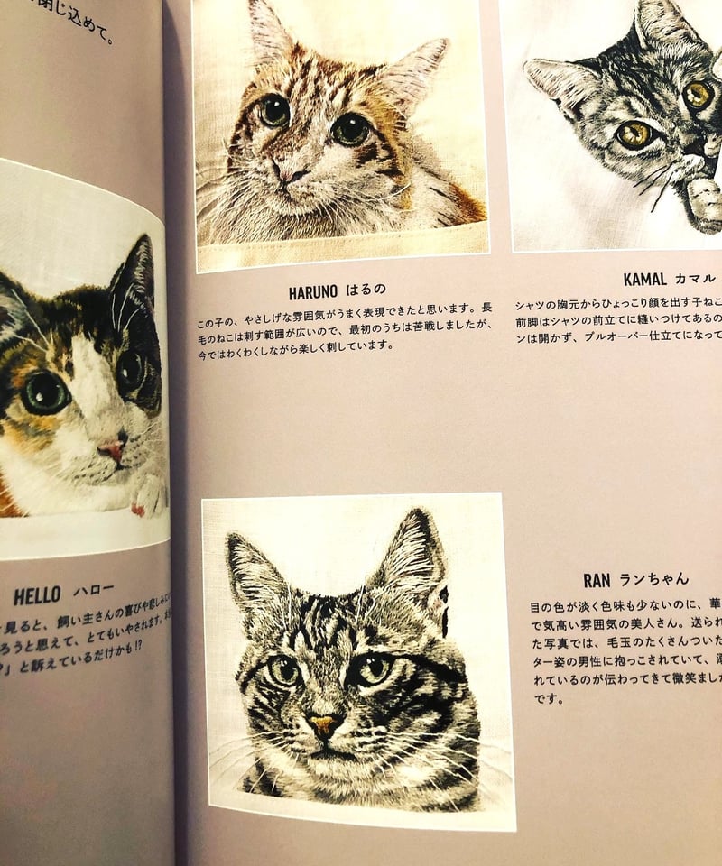 新品】わたしにもできる！ねこ刺繍レッスン | ひるねこBOOKS