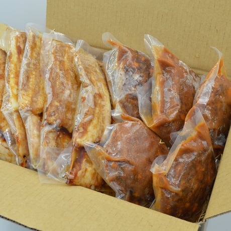 ハンバーグデミソース＆厚切り豚バラ肉の特製甘辛たれ（冷凍）送料別　2〜3営業日に発送予定(土日祝除く)