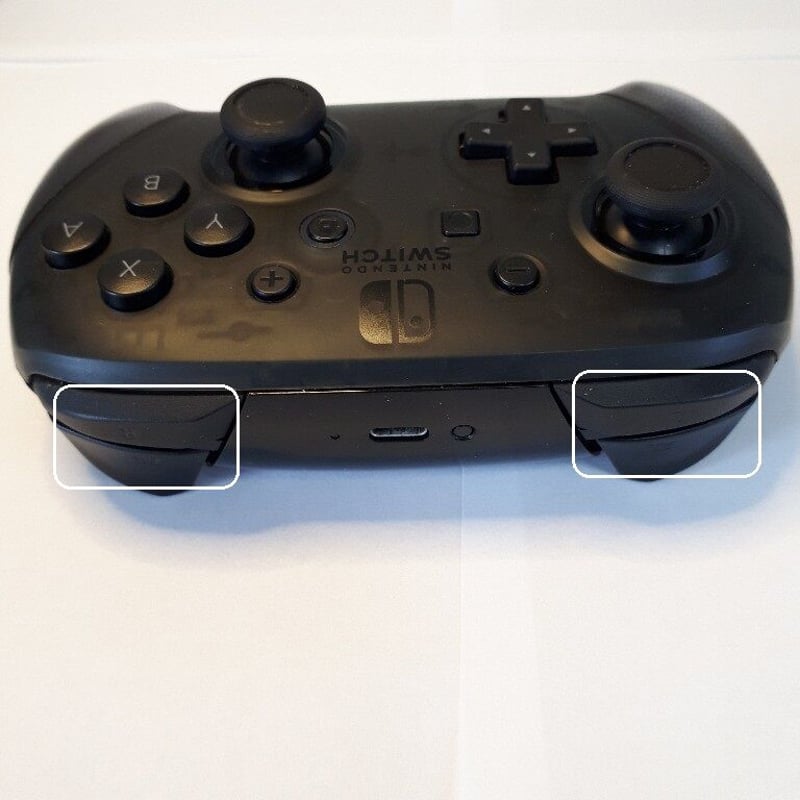 Switch Proコントローラー(純正品) L/ZLボタンR/ZRボタンの修理します Switch Proコントローラー(純正品) L/ZLボタンR/ZRボタンの修理します