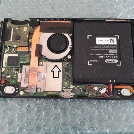 Nintendo Switch　冷却ファン(シロッコファン)旧型モデル