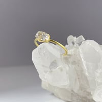【kana tanaka】ハーキマーダイヤモンド SILVER925製リング 13号