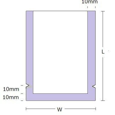 ナイロンポリ真空袋 300㎜×430㎜ (1000枚)