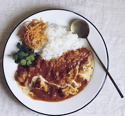 エレキソルト スプーンとバターチキンカレーセット キリン エレキソルト スプーン & 休塩日のバターチキンカレー