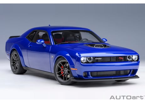 AUTOart 1/18　ダッジ チャレンジャー R/T スキャットパック ワイドボディ 2022 （INDIGO BLUE / メタリック・ブルー）　71772