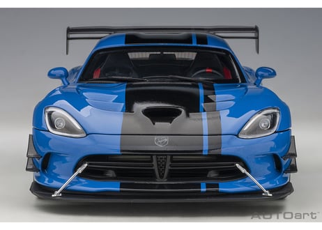 AUTOart 1/18　ダッジ バイパー ACR （ブルー／ブラック・ストライプ）　71734