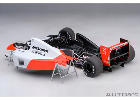 ＊再生産＊　AUTOart 1/18　マクラーレン ホンダ MP4/6 日本GP 1991年 #1 （アイルトン・セナ） ※マクラーレンロゴ入り　89140