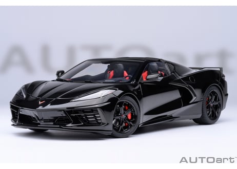 AUTOart 1/18　シボレー コルベット （C8） スティングレイ Z51 （ブラック）　71280