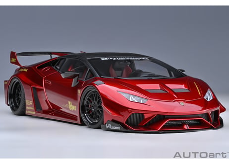 AUTOart 1/18　 リバティーウォーク LB‐シルエット ワークス ランボルギーニ ウラカン GT （ハイパー・レッド）　79126