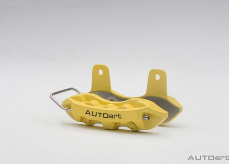 AUTOart  ブレーキ・キャリパー ネームカードホルダー （イエロー）　40254