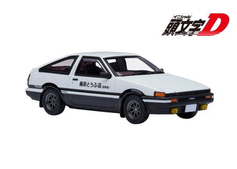 AUTOart 1/64　トヨタ スプリンター トレノ (AE86) 『頭文字 D』　（「藤原とうふ店」 豆腐パーツ付属）　20031