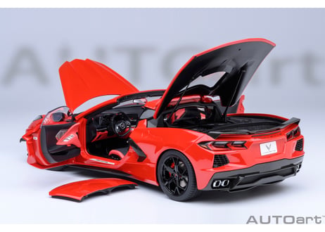 AUTOart 1/18　シボレー コルベット （C8） スティングレイ Z51 （レッド）　71282