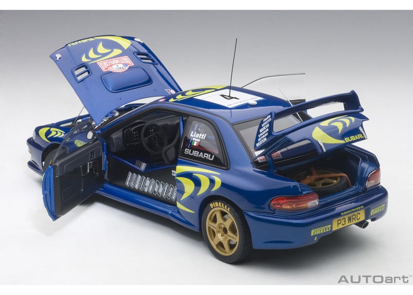 AUTOart 1/18 スバル インプレッサ WRC 1997 #4 (リアッティ/ポンス)...