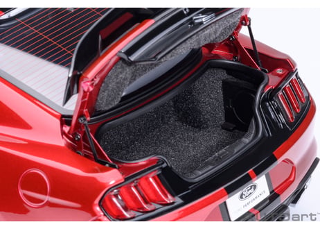 AUTOart 1/18　フォード マスタング シェルビー GT500 （レッド／ブラック・ストライプ）　73098
