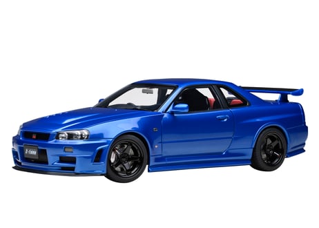 AUTOart 1/18　ニスモ R34 GT-R Z-tune （ベイサイドブルー） 77462