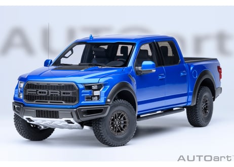 AUTOart 1/18　フォード F-150 ラプター スーパークルー 2019 （メタリック・ブルー）　72949