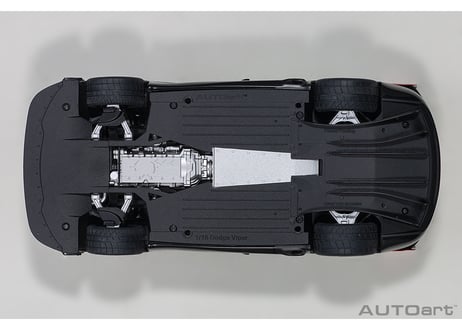 AUTOart 1/18　ダッジ バイパー 1:28 エディション ACR （ブラック／レッド・ストライプ）　71732