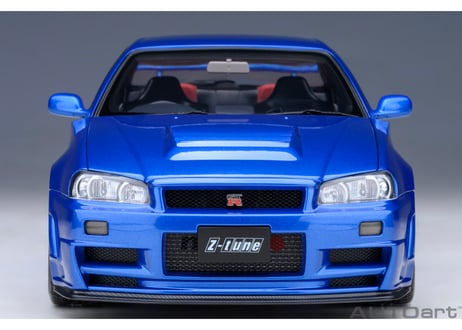 AUTOart 1/18　ニスモ R34 GT-R Z-tune （ベイサイドブルー） 77462