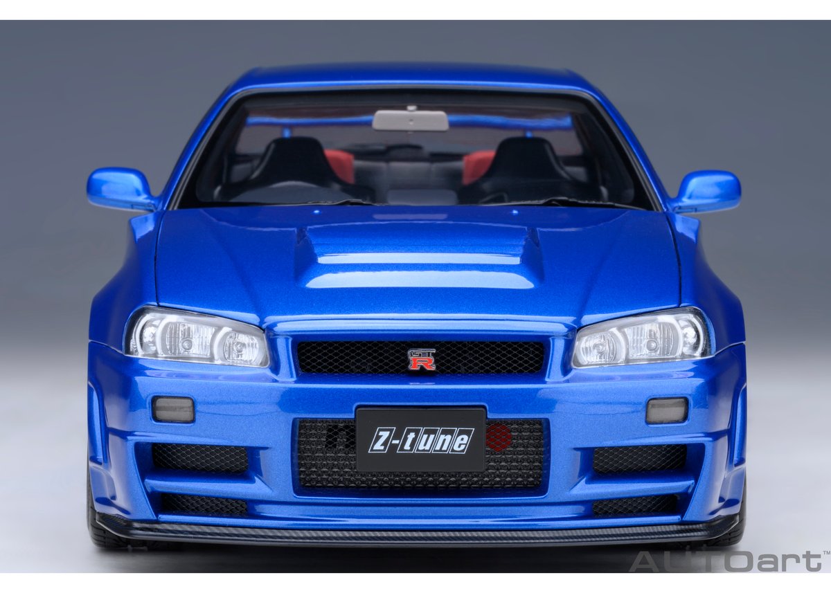 AUTOart 1/18 ニスモ R34 GT-R Z-tune （ベイサイドブルー） 774