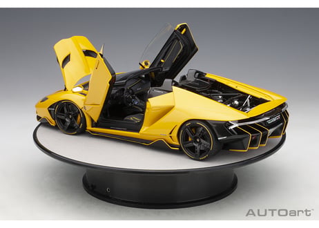 AUTOart　ロータリー ディスプレイ スタンド ・ ミディアム 直径25.5cm （シルバー）　98015