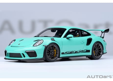 AUTOart 1/18　ポルシェ 911 （991.2） GT3 RS （ミントグリーン）　78181