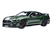 AUTOart 1/18　フォード マスタング シェルビー GT500 （グリーン／ホワイト・ストライプ）　73097