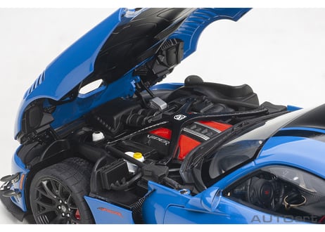 AUTOart 1/18　ダッジ バイパー ACR （ブルー／ブラック・ストライプ）　71734