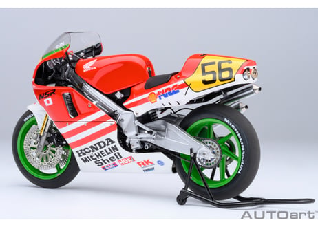 AUTOart 1/12　ホンダ NSR500 WGP500 #56 「バリバリ伝説」 （「巨摩 郡」 ヘルメット付属）　12566