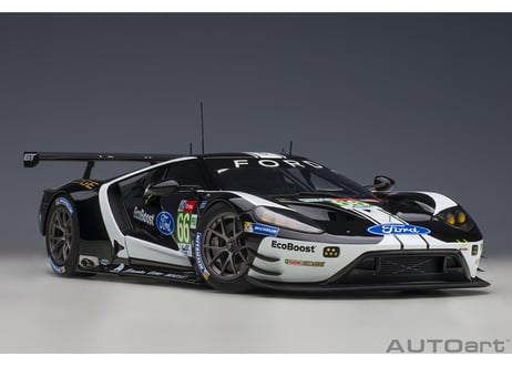 AUTOart 1/18　フォード GT 2019 #66 （ル・マン24時間レース LMGTE Proクラス）（ブラック／ホワイト）　81910