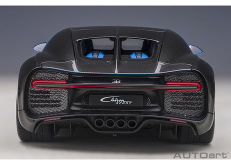 AUTOart 1/18　ブガッティ シロン スポーツ 2019 （フレンチ・ブルー／カーボン・ブラック）　70997