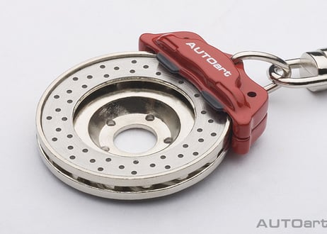 AUTOart  ブレーキディスク キーチェーン　エボリューション （レッドキャリパー）　40057