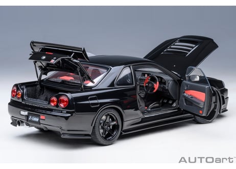 AUTOart 1/18　ニスモ R34 GT-R Z-tune （ブラックパール）　77463