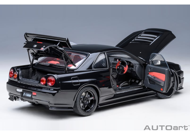 AUTOart 1/18 ニスモ R34 GT-R Z-tune (ブラックパール) 7746 AUTOart 1/18 ニスモ R34 GT-R Z-tune (ブラックパール) 7746