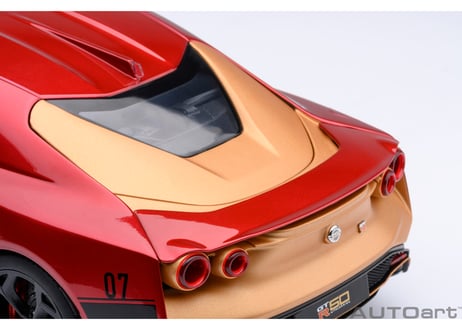 AUTOart 1/18　NISSAN GT-R50 by ITALDESIGN （メタリック・レッド／ゴールド）　77514
